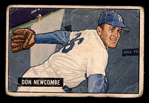 1951 Bowman 6 Don Newcombe Brooklyn Dodgers Poor Dodgers
