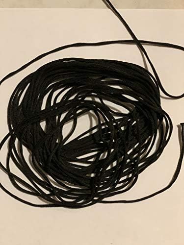 Intera redonda elástica corda de cordão de cordão para tricô, fabricação de jóias, roupas Earloop cordão elástico elástico