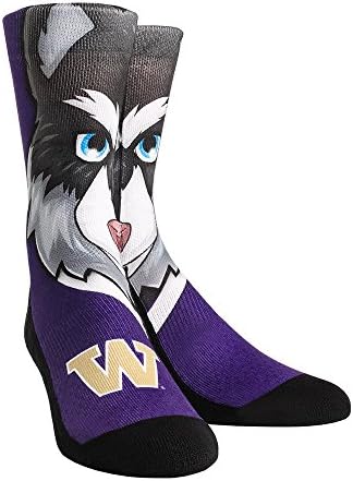 Rock'EM Apparel NCAA Universidade de Washington Huskies Alftery Athletic Crew Socks