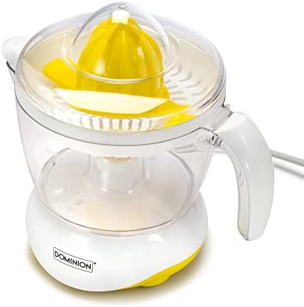 Extrator de espremedor de citros elétricos sem Dominion BPA, controle de polpa de volume compacto, laranjas, limões, limas, toranjas