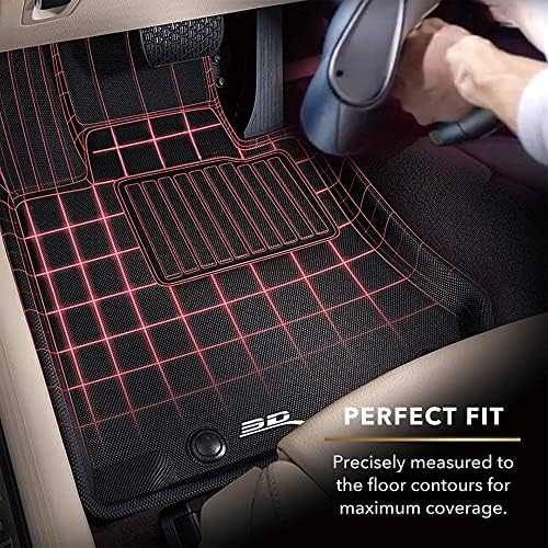 MAXPIDER 3D tapetes de piso para todo o clima para Mercedes Benz GLC-Class -2022 Liners de piso de carros de ajuste personalizado, série KAGU