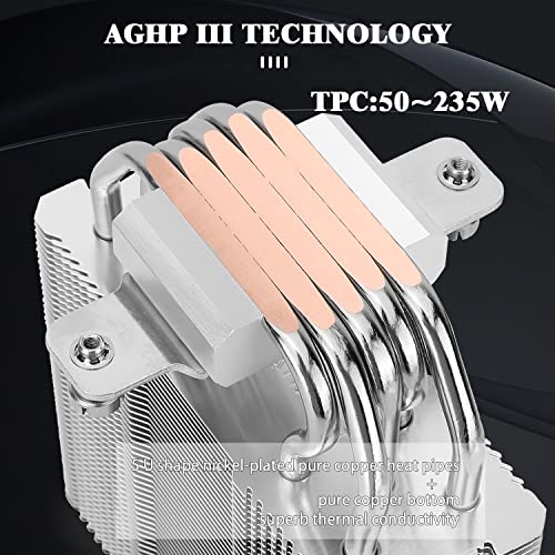 Thermalright Assassin King 120 SE Branco Argb CPU Air Cooler, Ak120 SE ARB branco, 5 Pipes de calor, TL-C12CW-S