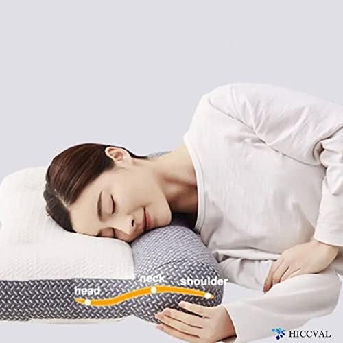 Super Ergonomic Pillow, 2023 travesseiro corporal Correção ajustável travesseiro de dormir, travesseiros de espuma de memória Partição moldando o travesseiro de dor no ombro do pescoço para todas as posições de dormir