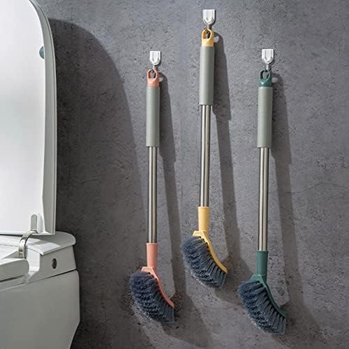 Escovas de vaso sanitário knfut e suportes ， Acessórios para banheiros de escova de vaso sanitário Credas macias, alça