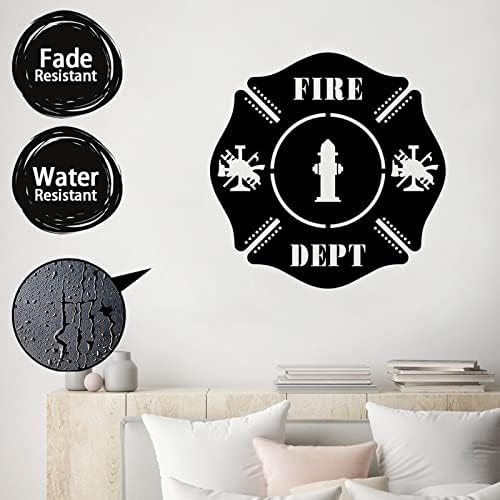 Bombeiro personalizado, bombeiros personalizados Presente, decorações de portas para quarto, placa da porta varanda para a fazenda