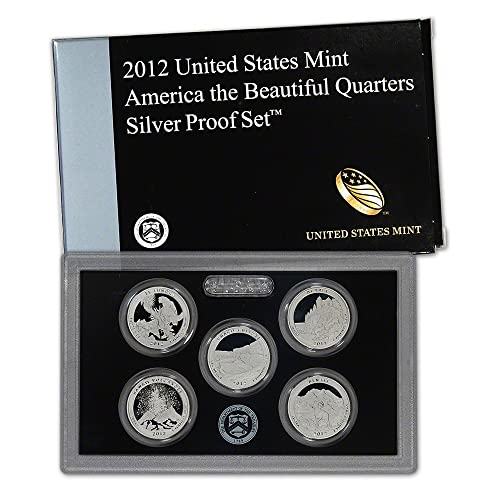 2012 s America The Beautiful Quarters Silver Proof Set Quarter Us Mint Proof