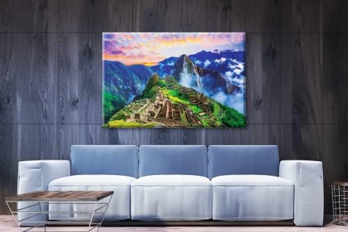 EGD ACRYLIC Glass Frame Modern Wall Art Machu Picchu - Maravilhas da Nature Series - Design de interiores - Arte da