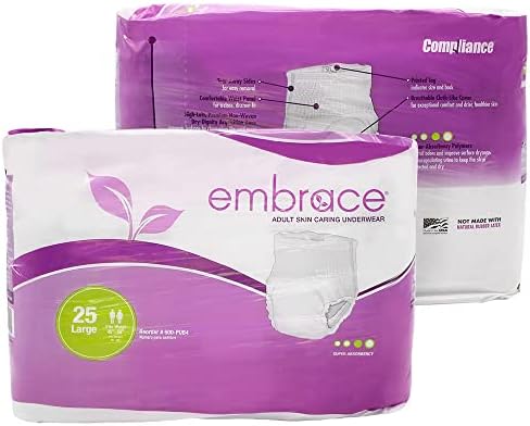 Abrace roupas íntimas da incontinência de proteção premium, absorção máxima e proteção, pano respirável para conforto excepcional,