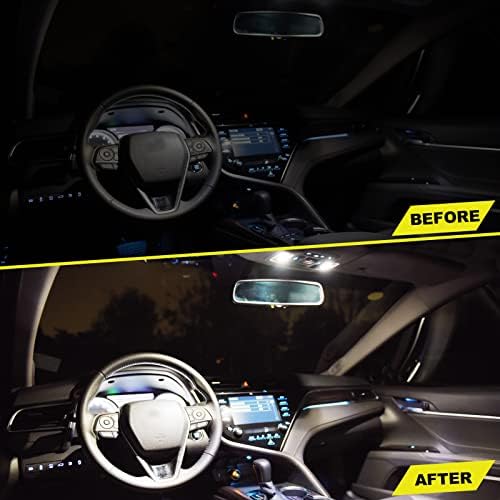 Kevwr lâmpadas LED para mapa interior de carro Luzes de cúpula e placa de carteira Luzes de cortesia, mais recente 9-30V
