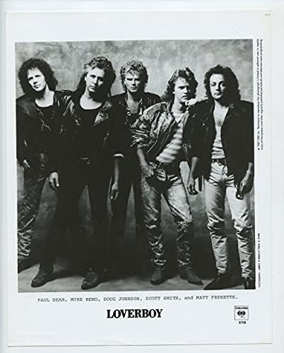 Foto de Loverboy original Vintage 1987 CBS Records Publicity Promoção