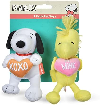 Amendoim para animais de estimação Toys Dog Woodstock seja meu Squeaker de pelúcia | Woodstock de Peanuts Love Plush Squeakers Collection