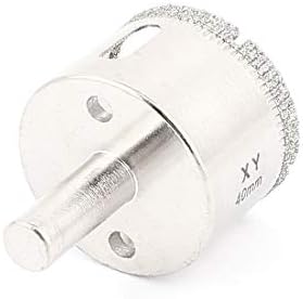 X-Dree 32mm Diamante Bole revestido Bits Drill Bits Mármore de telha de vidro (Agujero de 32 mm Recubierto de diamante
