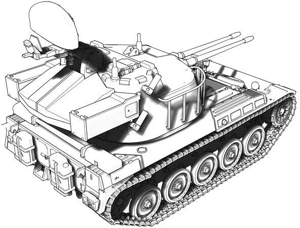 ACE 72447-1/72 AMX-13 DCA, Kit de plástico modelo de escala de tanques AA de 30 mm de 30 mm