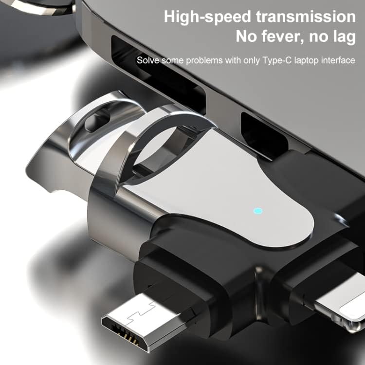 Cartão de memória do triângulo para iPhone/iPad, USB C e USB A a TF Adaptador de trilhas Visualizador de câmera para MacBook Air/Pro Android Smartphone Plug and Play