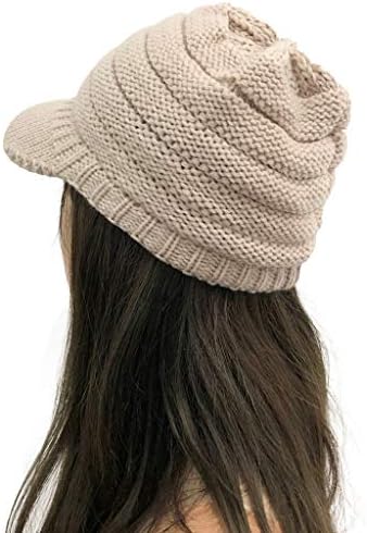 UNISSEX Fashion Knit Newsboy Hat for Women Girls Chic Cable Warm Crochet Visor Bohot Newsboy Hats for Women