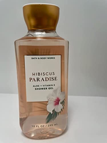 Bath and Body Works Hibiscus Paradise Chuveiro Lavagem de Gel 10 Onças de Tamanho, Pink