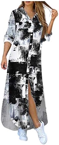 vestido de jornal lcepcy feminino Mulheres na primavera verão moda de camisa estampada vestidos de camisa