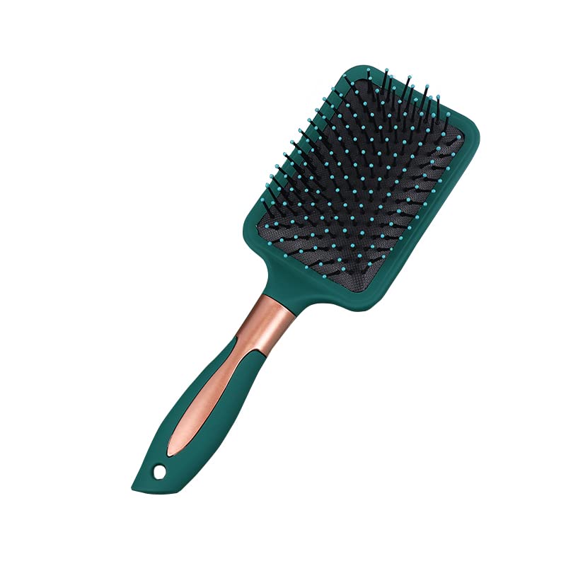 Escova de cabelo para homens mulheres, escova de cabelo de viagem, almofada retângulo de penteado ajuda a cuidar dos cabelos e desembaraçar os cabelos