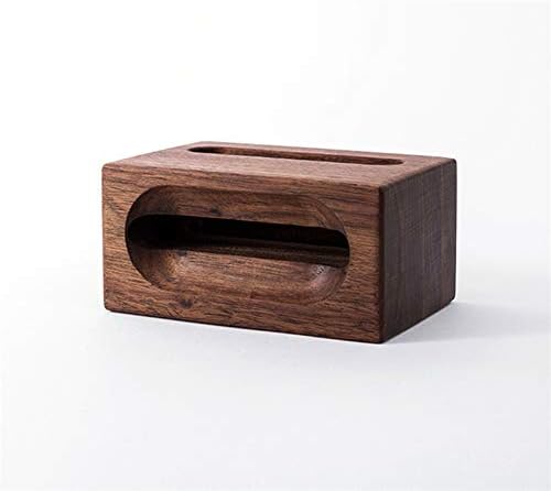 N / C Decoração portátil de madeira natural Handmade Titular de celular com alto