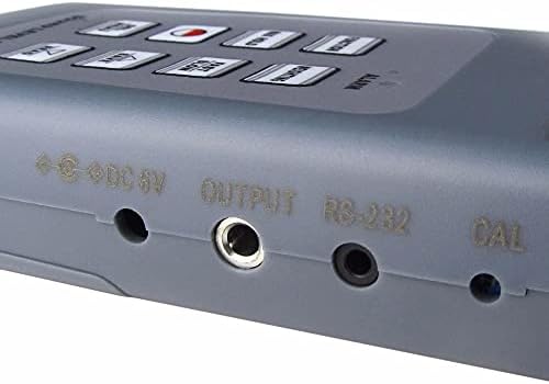 Quul Professional Handheld Digital Sound Ruído Medidor Testador 30 ~ 130dB Software + CD e USB