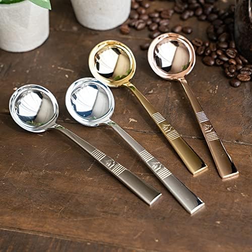 Casual Casual Coffee Cupping Spoon Cup Silver degusting colher