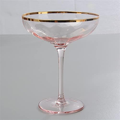 Goble de depila copos de gobas de Asakuchi sem chumbo de chumbo chumbo vidro de vidro de ouro rosa folha de ouro doce coques