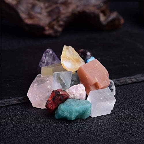 15pcs Gemtones Chakra Crystals and Healing Stones Kit para ioga, meditação, zen