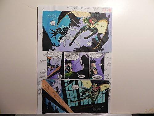 Batman Shadow Bat Part 9 Guia de cores assinada por Adrienne Roy com C.O.A PG 5