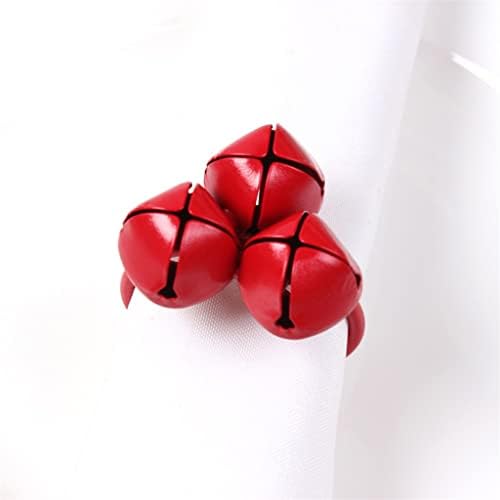 Zhyh 12/PCS Red Bell Christmas Ring Ring Napkle Buckle Hotel Supplies Ornament
