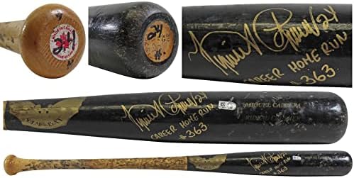 Tigers Miguel Cabrera Career Home Run #363 Assinado '13 Game usado Sam Bat MLB PSA - MLB Game autografado usado Bats
