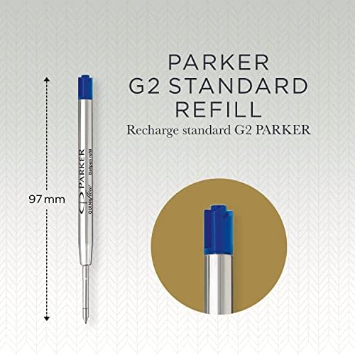 Parker Quinkflow Ballpond Pen Ink Recil, dica larga, azul