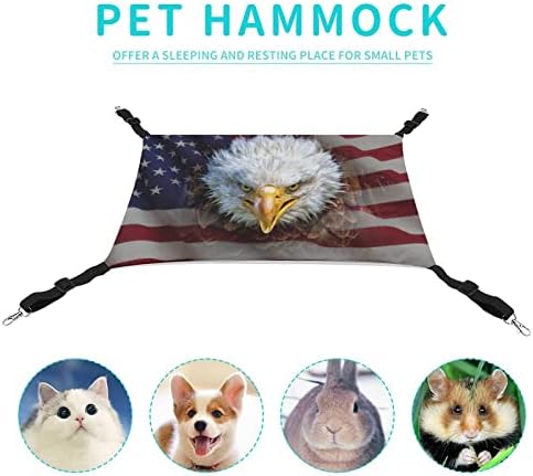 Lurnise Eagle Pet Hammock Stand Cat Bed Supplies Supplies Excelente Respirabilidade Conjunto fácil dentro de casa ao ar