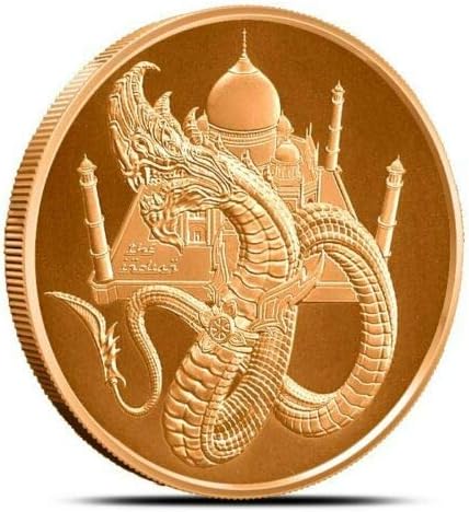 Lot de 4 World of Dragons norse chineses indianos egípcios 1oz de cobre
