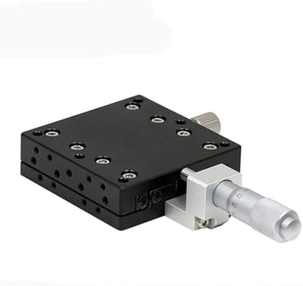 X Eixo 60 * 60mm Micrômetro de botão de deslizamento Tipo de trilho de estágio de deslizamento Manual de plataforma Manual Tabela deslizante LX60-L, LX60-R, LX60-C-