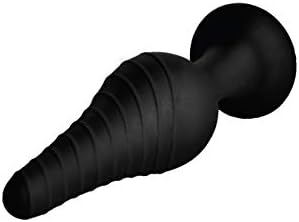 Lynx Silicone Vibrating Anal Plug W/Remote Control - Black