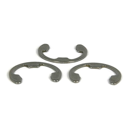 Anéis de retenção de aço inoxidável e anéis de retenção E15SSs 5/32 Qty 100