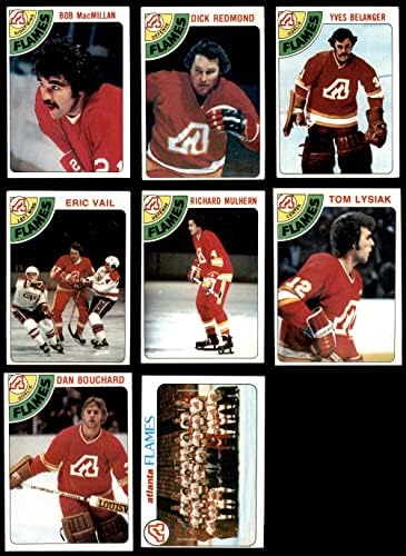 1978-79 Topps Calgary Flames perto da equipe definida Atlanta Flames VG/EX Flames