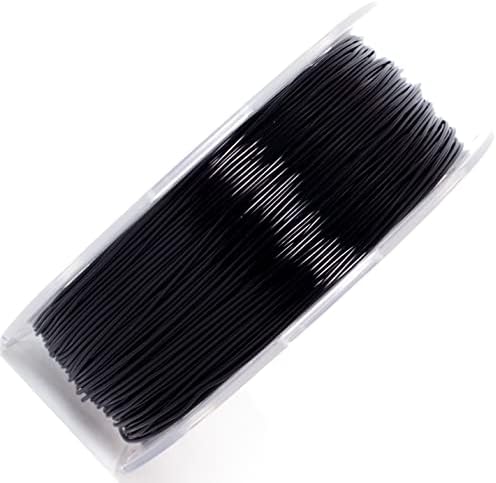 Impressão de alta velocidade de priline 95A TPU Filamento 3D flexível, bobo de 1,75 mm 1kg, preto translúcido em preto translúcido
