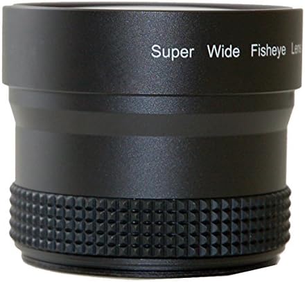 Canon PowerShot A630 é 0,21x-0,22x lente de peixe de alto grau de alta qualidade + NWV Pano de limpeza de micro fibra direta