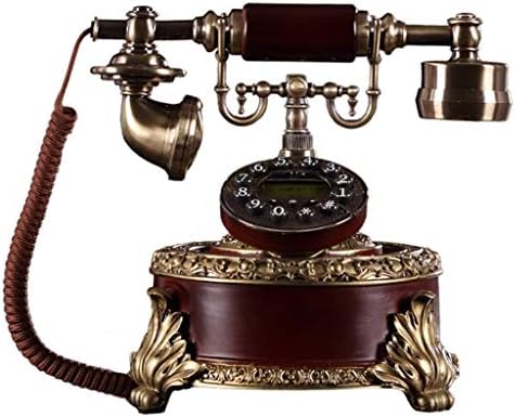 UXZDX CuJux Antique Telefone fixo de luxo de luxo de luxo Telefone fixo com fio para hotel em casa