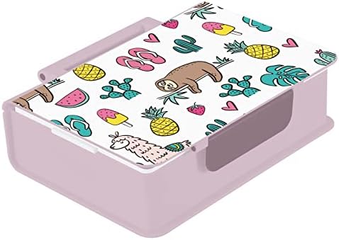 Susiyo Cool Summer Cartoon Sloth Bento Box Lunch Boites