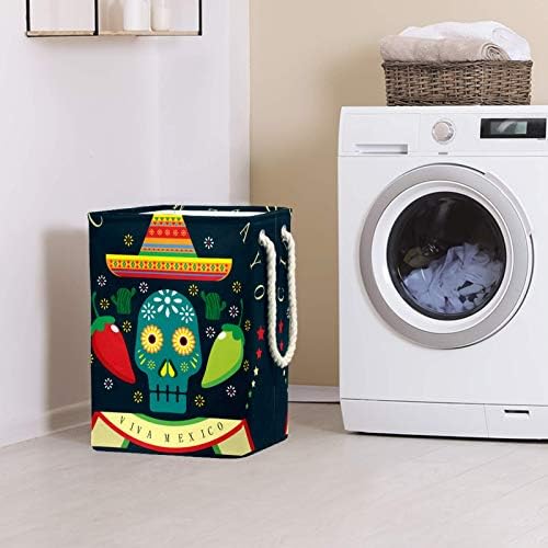 19.3 cesto de lavanderia livre cesto sujo cesto dobrável para berçário de residências do escritório de apartamentos do México