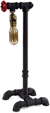 Guocc Modern moderno retro estilo industrial lâmpada de tubo de água sala de jantar e27 parafuso para lâmpada incandescente lâmpada lâmpada de mesa de luz cafés de lazer de lazer de iluminação decorativa decoração da lâmpada