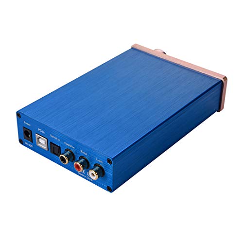 JMT DC12V Decodificador de áudio digital 192KHz Conversor de áudio de áudio digital para analógico USB DAC DAC Usb/Coaxial/saída