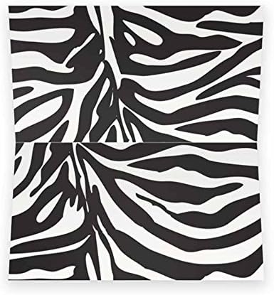 Cartões de lugar para estampa de animais zebra com número de mesa - estilo de tenda - 10 pacote - frente branca com borda - nomes de colocação de assentos de papelaria material de festa para qualquer ocasião ou evento