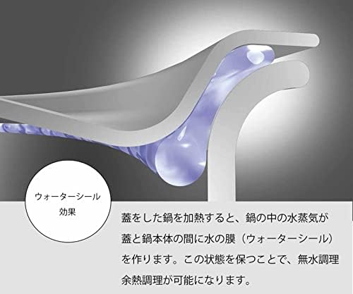 Miyazaki Seisakusho Geo-25S Geo Pote de duas mãos, tipo raso, 9,8 polegadas, feito no Japão, compatível com indução, compatível com todas as fontes de calor