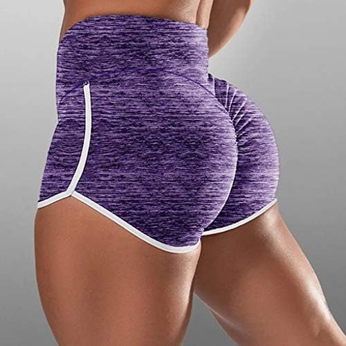 ILUGU SLIP Bike Workout Capris Compressão shorts de ioga para mulheres calças