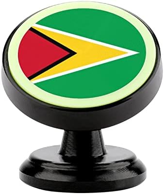 Guiana Flag da Guiana Magnetic titular do telefone ajustável Montho celular montado para mesa de carro