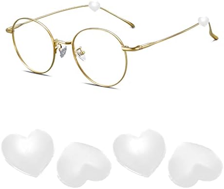 Heyiminy óculos ganchos de orla, óculos de silicone macios anti-deslizamento gancho de orelha, retenção de óculos para óculos de sol