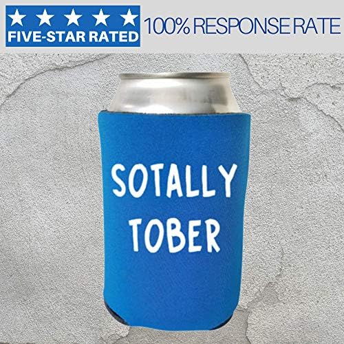 Sotally Tober - Funny CAN LABER - Variações de múltiplas cores - Coolie de cerveja - Presente de mordaça perfeita